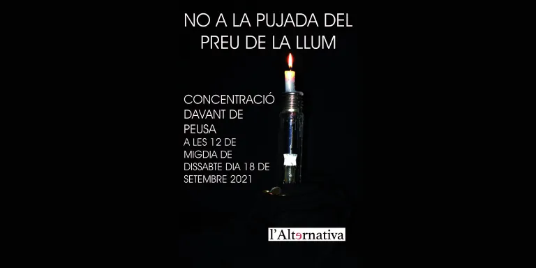 Convocada una concentració a la Seu d'Urgell contra l'augment del preu de la llum