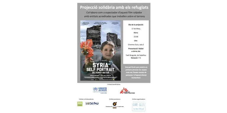 Sessió solidària de Cineclub La Seu amb la projecció de 'Syria Self-Portrait'