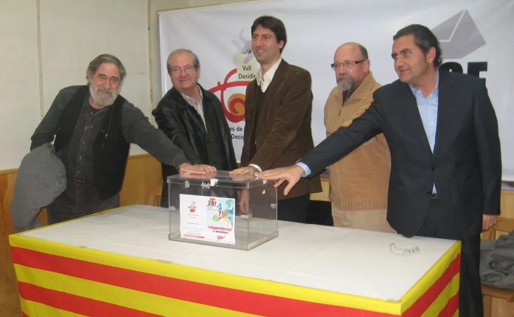 L'ANC commemora els 10 anys de la consulta calderina per la independència