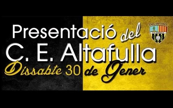 Presentació oficial de la temporada 2015-2016 del CE Altafulla