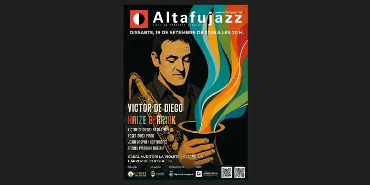 L’Altafujazz porta Víctor de Diego i el projecte ‘Haize Berriak’ aquest dissabte a La Violeta
