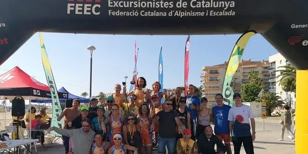 Els amfitrions aconsegueixen 4 medalles en els 4km del 2n Campionat de Catalunya d’Aqua Beach Trail a Torredembarra