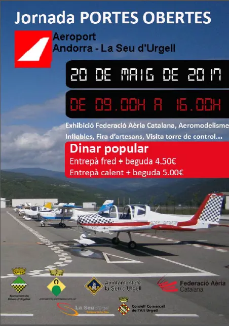 Jornada de portes obertes a l'Aeroport Andorra-la Seu
