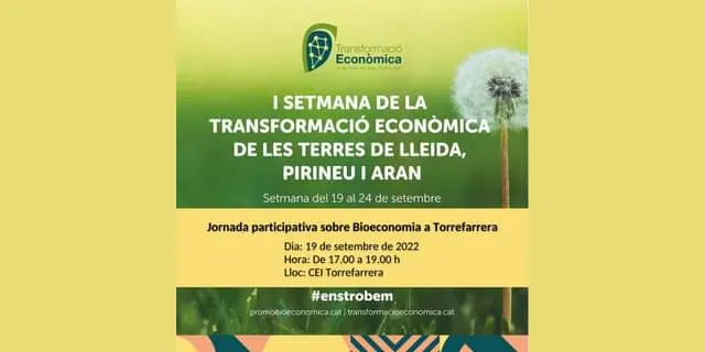 Torrefarrera acull una Jornada Participativa sobre Bioeconomia