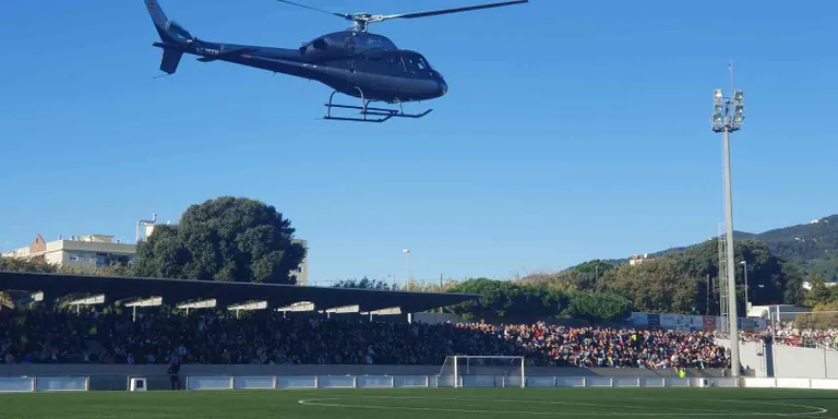 Els Reis de l'Orient tornaran a arribar en helicòpter a Can Xaubet
