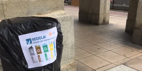 Campanya especial de reciclatge durant la Nit de Comerç