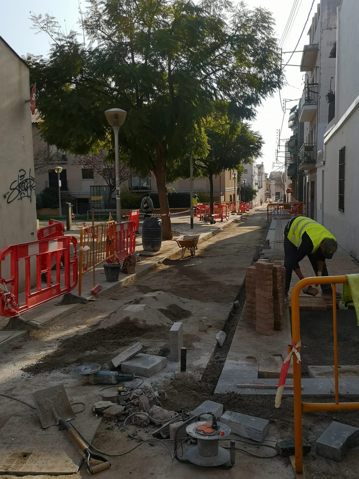 L’obra del carrer Mont arriba a la fase final