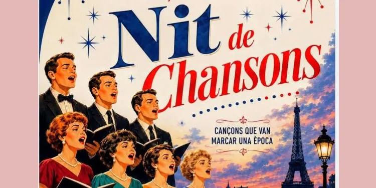 La cançó francesa protagonitzarà el concert d’estiu de la Coral Santa Rosalia de Torredembarra, aquest dissabte