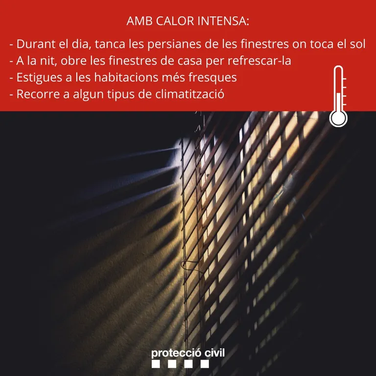 Salut i Protecció Civil demanen extremar les precaucions davant les altes temperatures