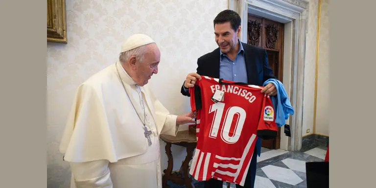 El Papa de Roma, nou “supporter" del Girona FC