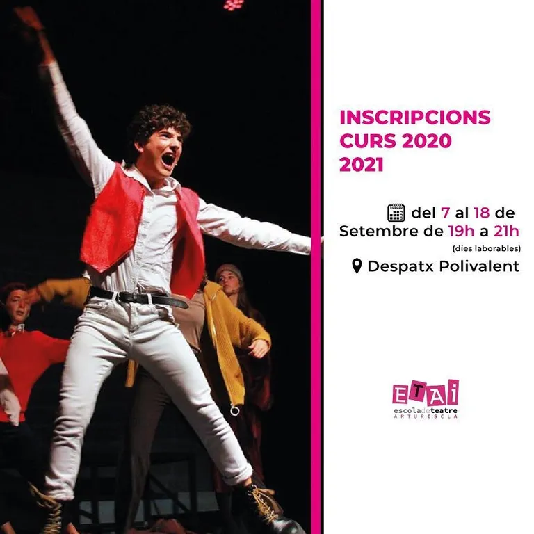 Continuen les matriculacions per l'Escola de Teatre Artur Iscla