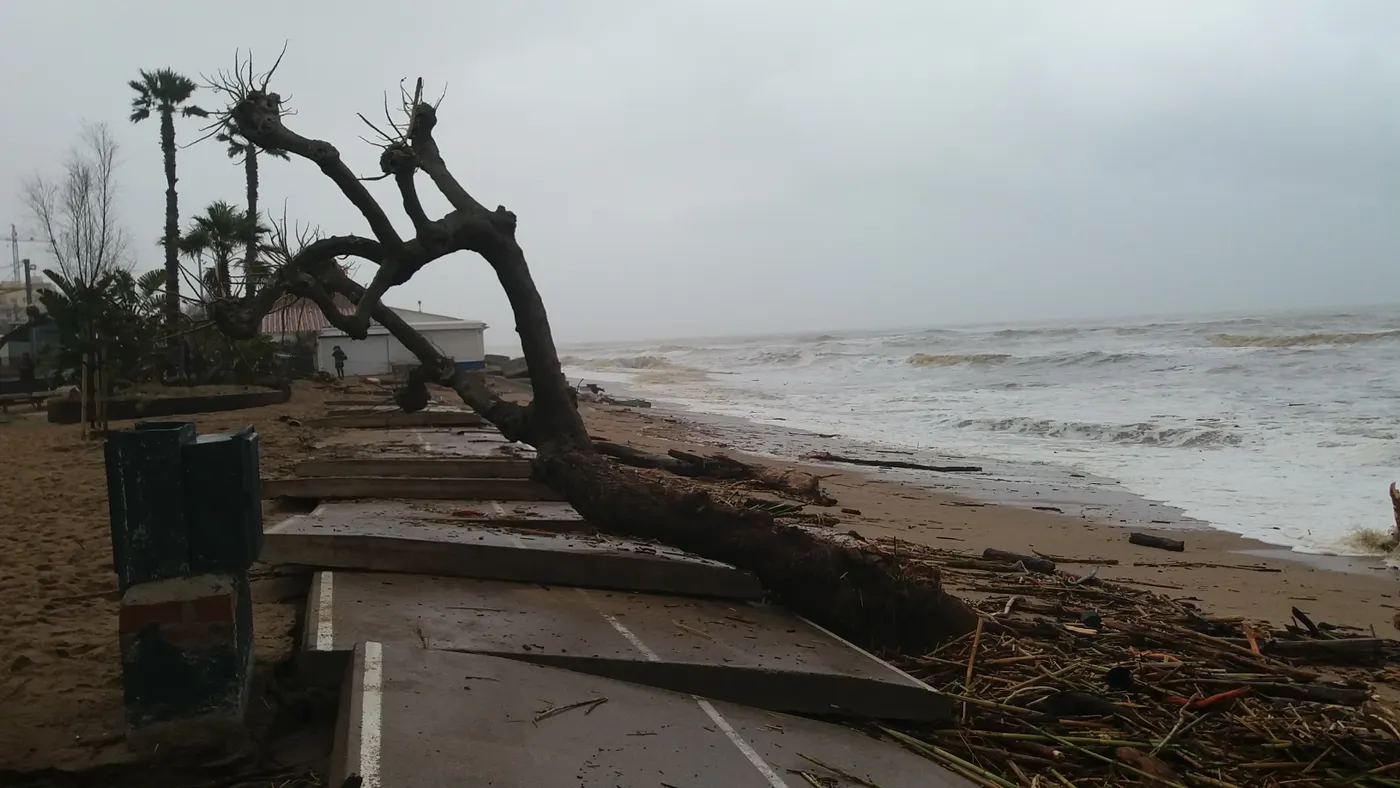 S'eliminarà el carril bici de formigó de la façana marítima per naturalitzar el passeig i evitar més destrosses en futurs temporals