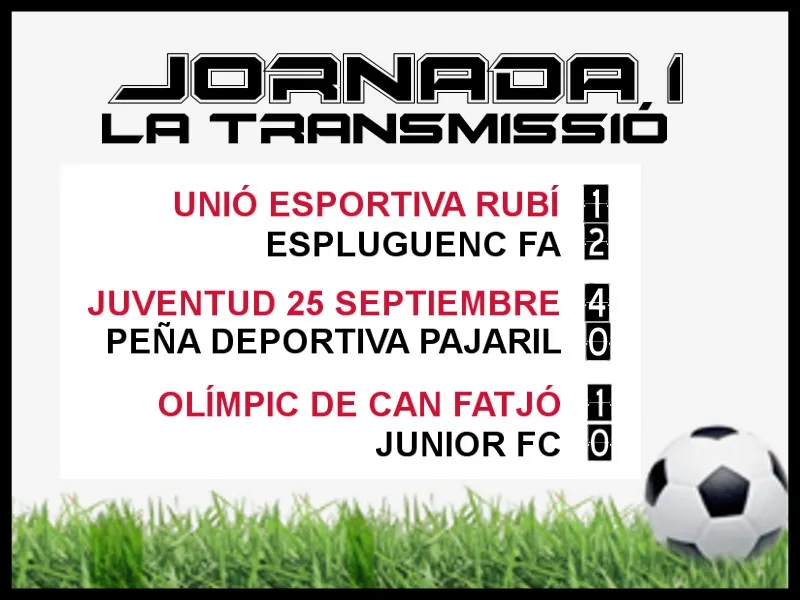A PEU DE CAMP - JORNADA 1 diumenge