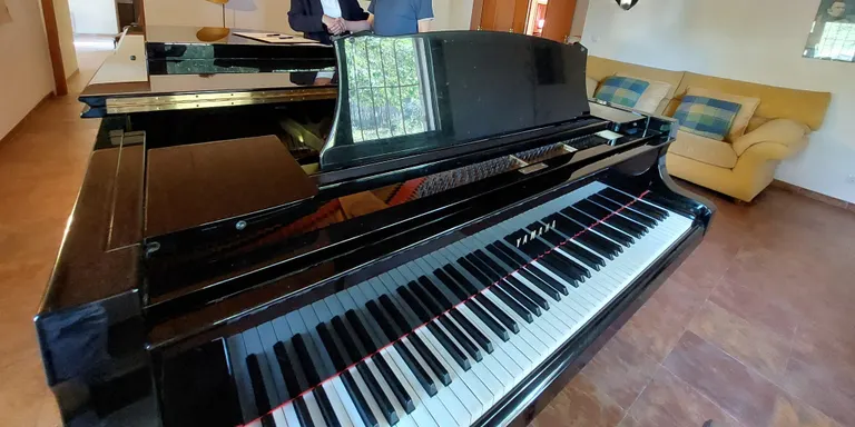 El pianista Anton Cardó dona a la ciutat el seu piano de gran cua artesanal