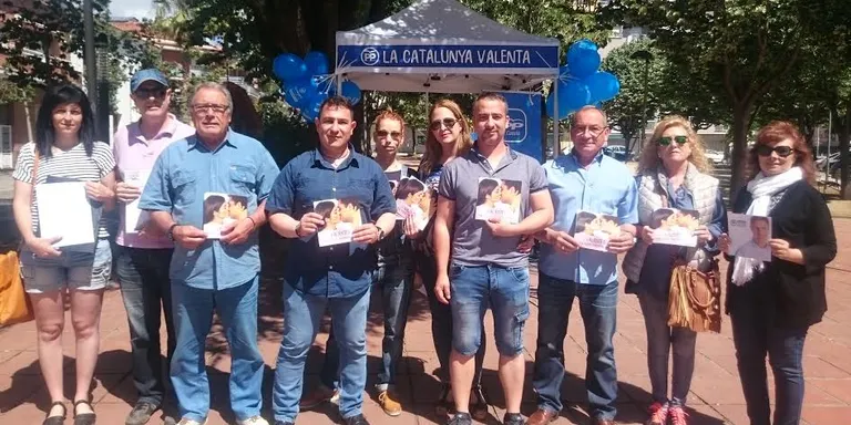 El PP de Pineda presenta la campanya 'La Catalunya valenta'