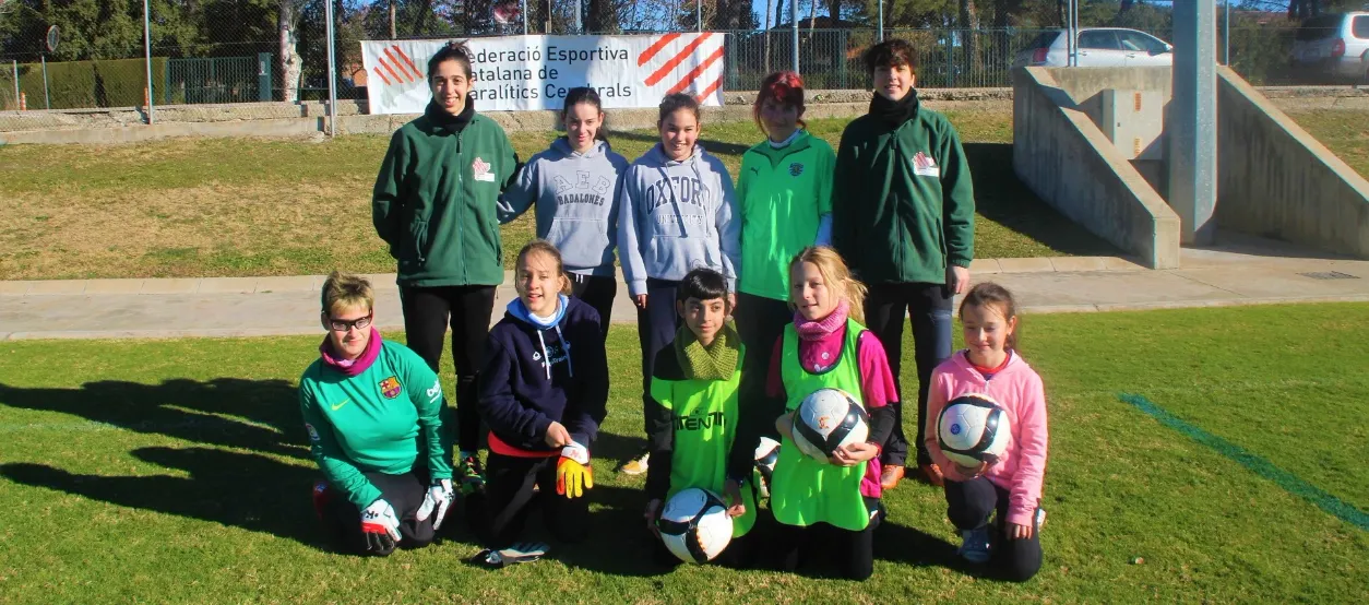 El presenta el primer equip femení de futbol amb paràlisi cerebral