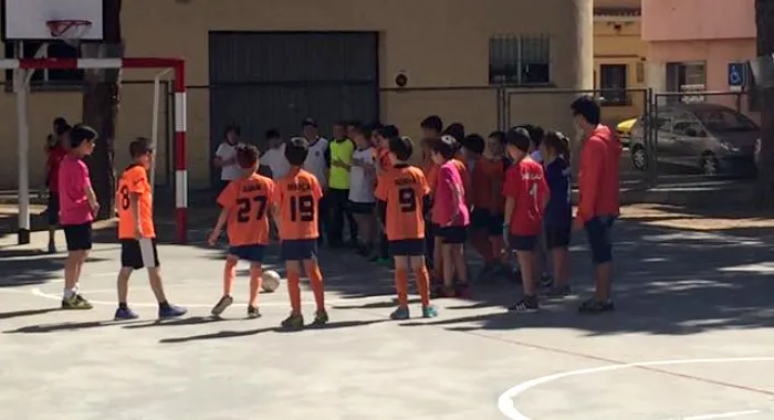 Aquesta setmana es va jugar a futbol sala al Maragall ( Foto: David FernÃ¡ndez )