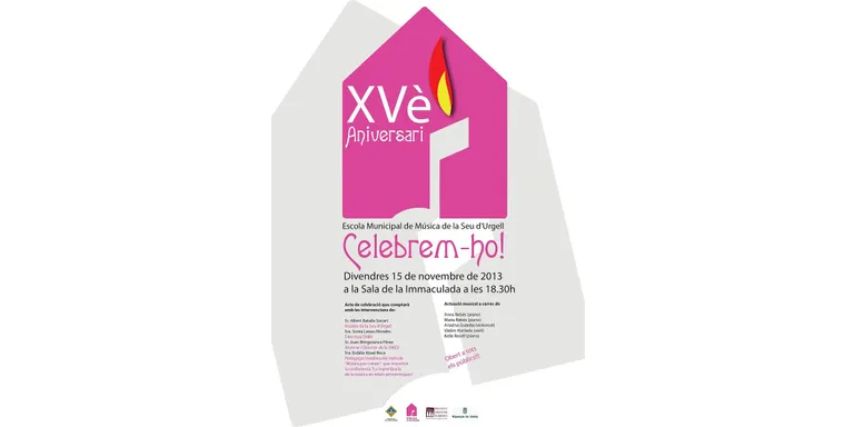 L'Escola de Música de la Seu celebra el 15è aniversari