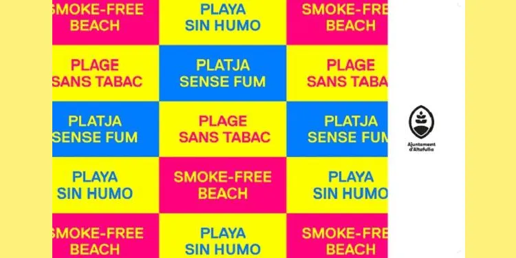L’Ajuntament d’Altafulla posa en marxa la campanya ‘Platja sense fum’