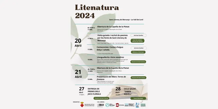 Aquest cap de setmana arrenca la programació del Litenatura a la Vall de Lord