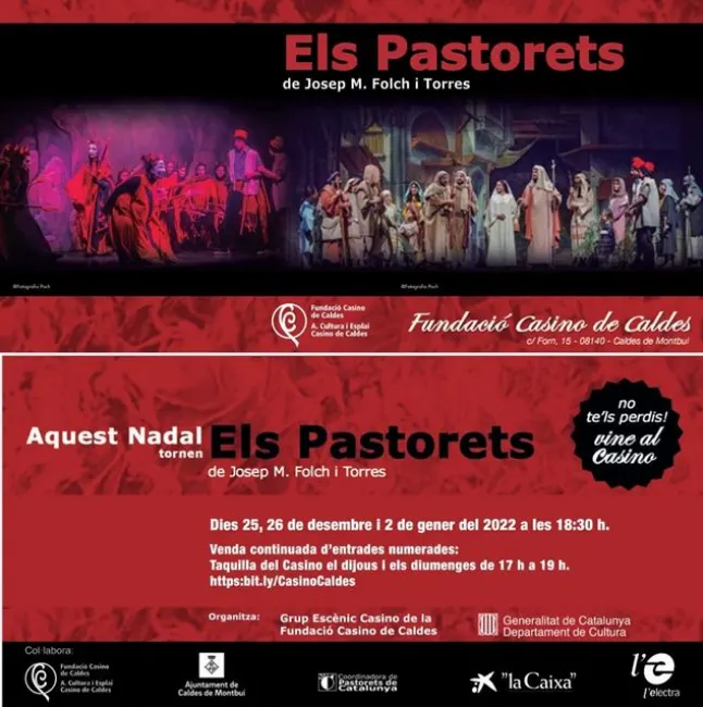 Els Pastorets i la cavalcada de Reis tornen al programa d'actes de Nadal a Caldes