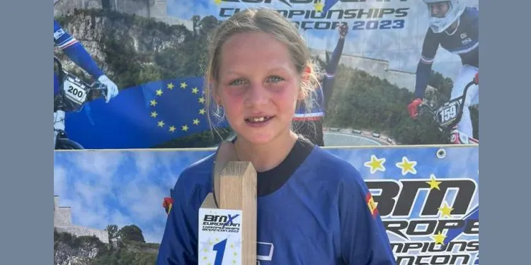 L'altafullenca Mia Ayats es proclama campiona d'Europa de BMX