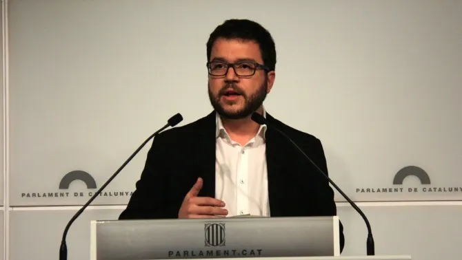 El Secretari General d'Economia, Pere Aragonès, convençut que s'aprovaran els pressupostos de la Generalitat
