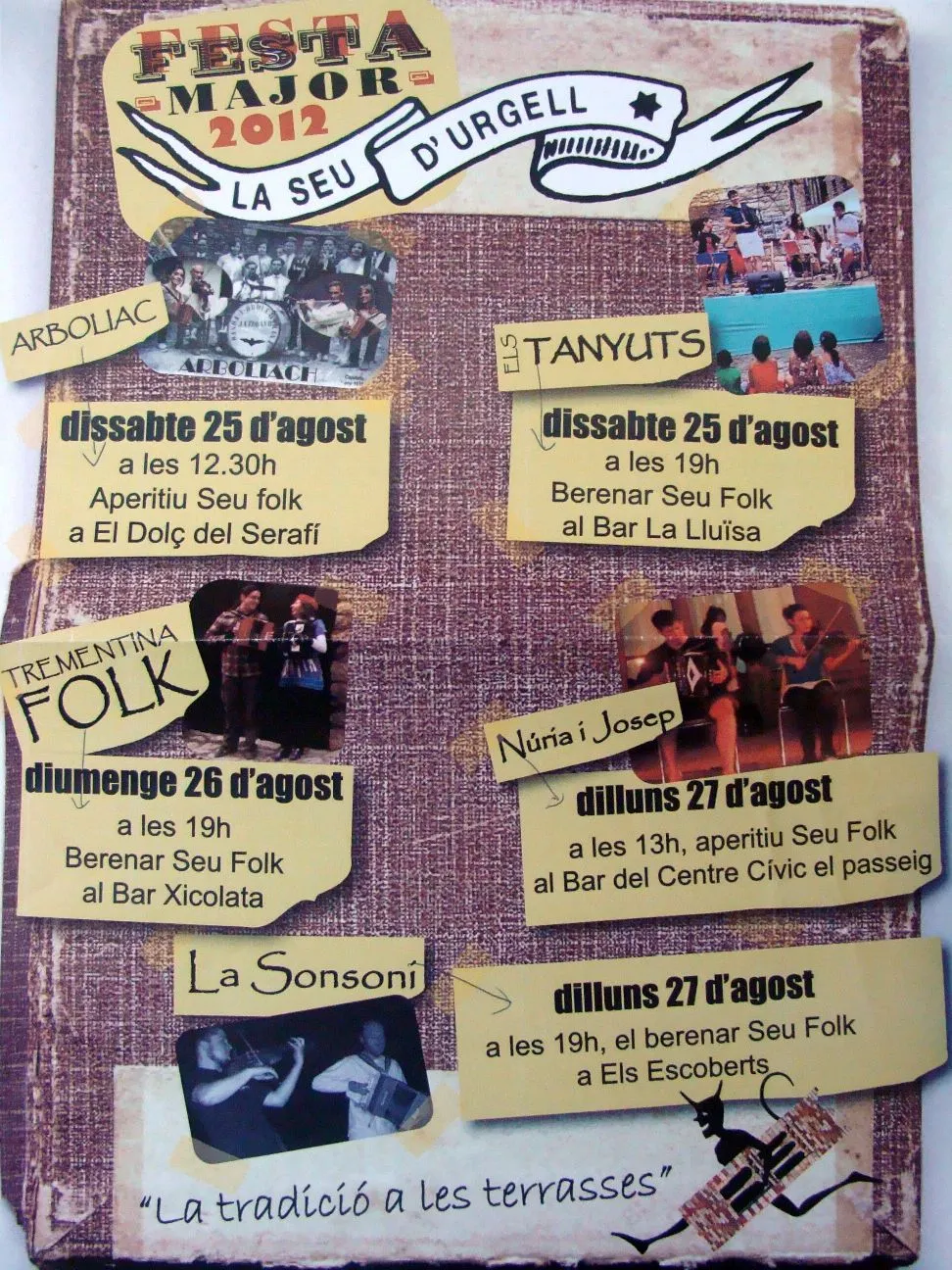 Festa Major 2012 - Cartell Seu Folk
