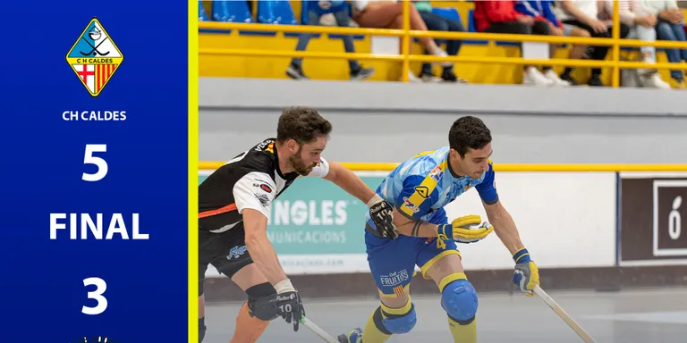 El triomf davant el Palafrugell (5-3) permet el Recam Làser Caldes assegurar la quarta plaça de l’OK Lliga, a dues jornades pel final