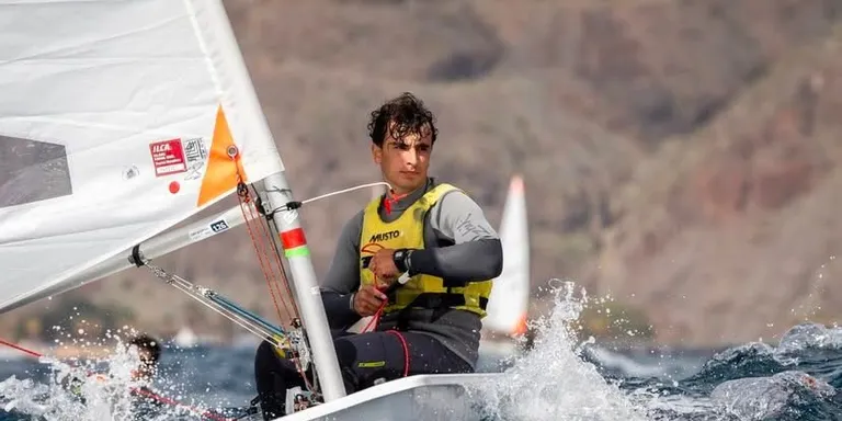 Joan Camats, regatista del CN Arenys, té com a objectiu classificar-se per al Campionat d’Europa