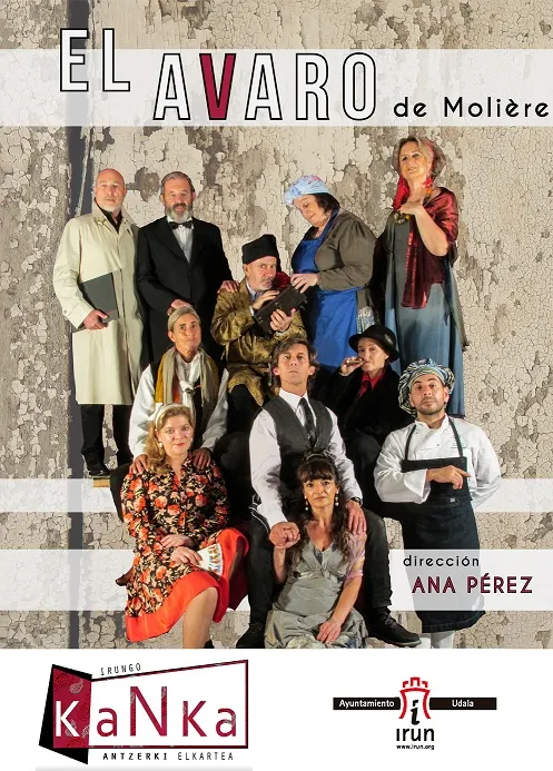 EL GRUPO DE TEATRO AMATEUR KANKA REPRESENTA ESTE SÁBADO LA OBRA DE MOLIÈRE "EL AVARO"
