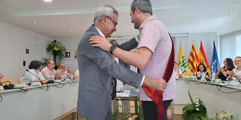 Eduard Rivas, candidat del PSC, va ser escollit dissabte al migdia alcalde d’Esparreguera per tercer mandat consecutiu