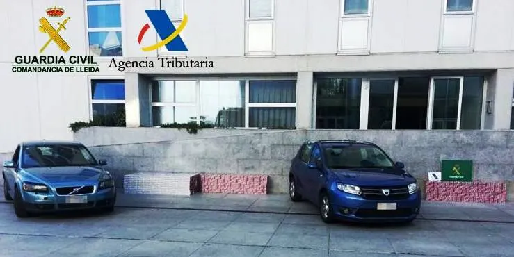 Detingudes dues persones a Tarragona per contraban de tabac procedent d'Andorra