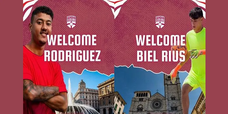 Biel Rius i Cristian Rodríguez reforcen el Genova BS de Llorenç Gómez