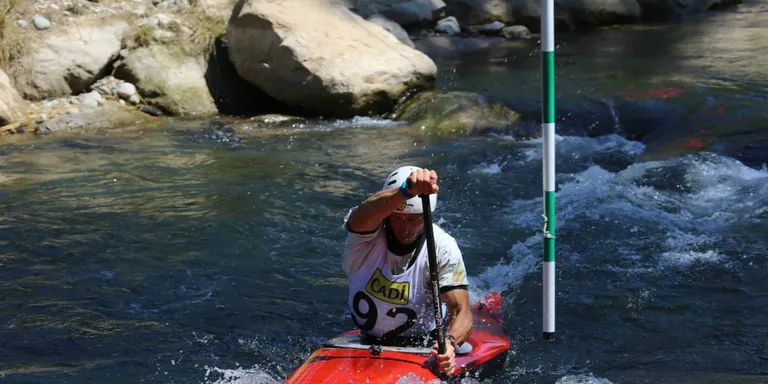 Excel.lents resultats dels palistes del Cadí Canoë Kayak en el Campionat d'Espanya d'Eslàlom