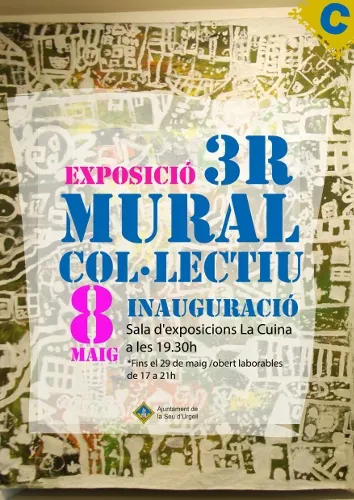 La Sala La Cuina inaugura el tercer Mural de Pintura Col·lectiva
