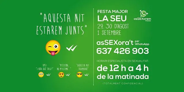 El servei 'Assexora't' es torna a activar durant les nits de la Festa Major de la Seu