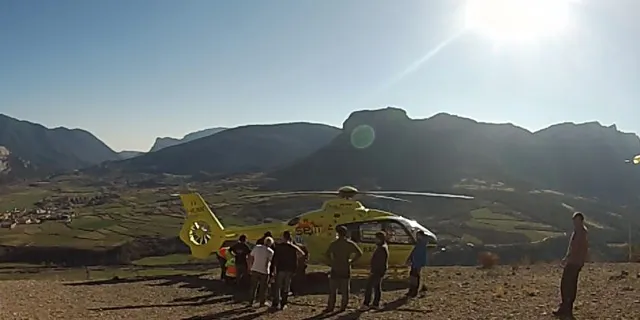 Ferit un parapentista de 60 anys a l'accidentar-se a Organyà