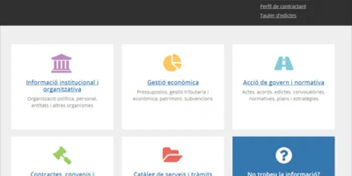 L’Ajuntament posa en marxa el nou portal de Transparència