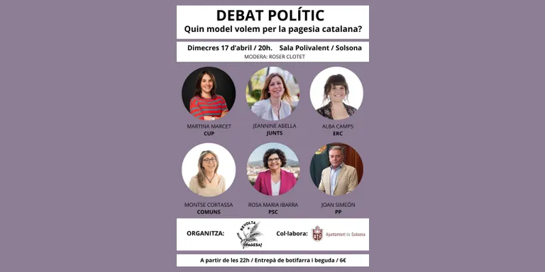 Revolta Pagesa Solsonès convida els grups parlamentaris a debatre sobre el model de pagesia catalana
