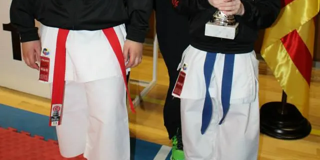 Bernat Vilà i Gerard Gombau, a la selecció catalana de Karate