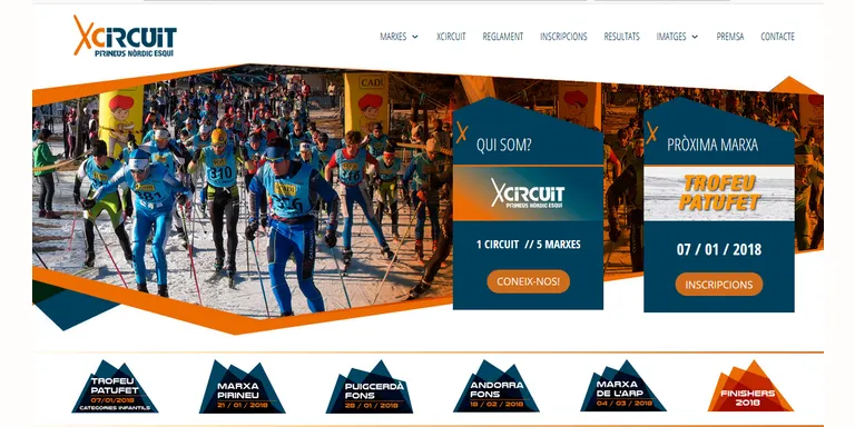 El Pirineu estrena la lliga de marxes d'esquí nòrdic XCircuit