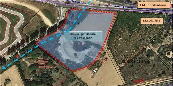 L’Ajuntament d’Altafulla expropiarà els terrenys on ha de construir la bassa per evitar inundacions al Barri Marítim