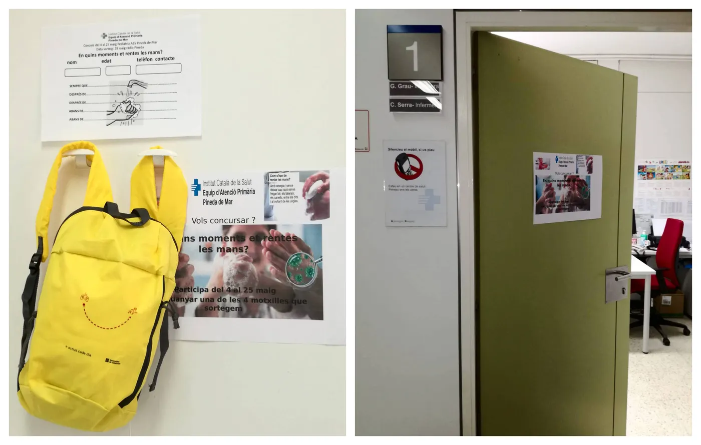 Campanya de pediatria de l'Àrea Bàsica de Salut per fomentar que els infants es rentin les mans