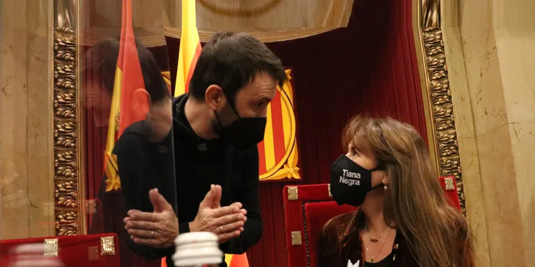 Borràs no accepta la delegació de vot de Juvillà al·legant "conflicte d'interessos"