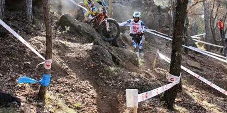 Oriol Pi, bronze a la prova júnior del Campionat d'Espanya de Trial disputada a la Clua