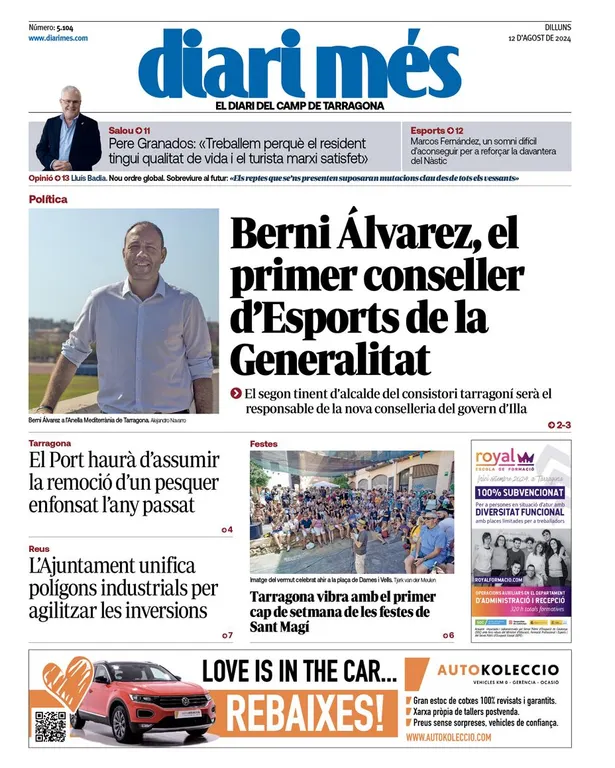 Cop d'ull als diaris d'aquest dilluns 12 d'agost