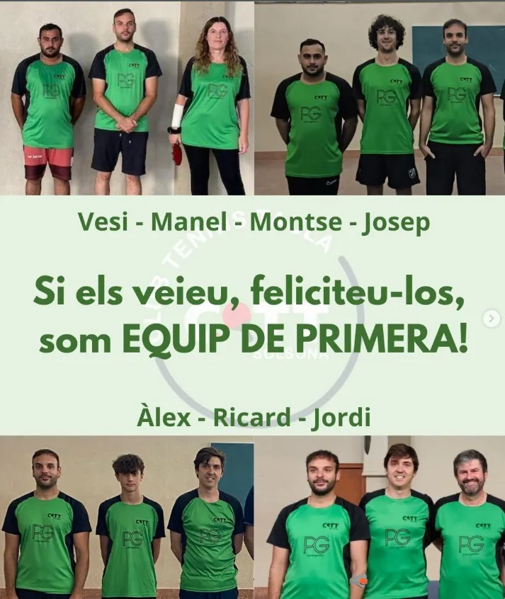 El Club Tennis Taula Solsona A puja a Primera provincial