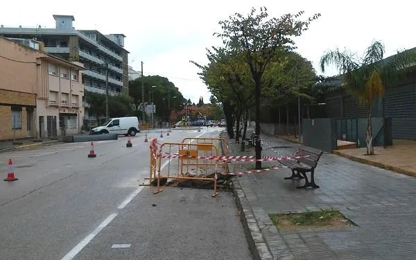 En marxa les obres de remodelació del carrer Via Augusta d’Altafulla