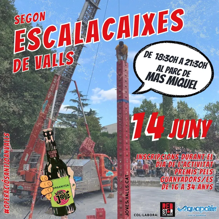 Valls Jove prepara la segona edició de l’Escalacaixes